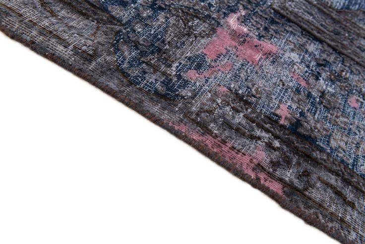 Detail image of 7' 10 x 10' 9 Hand Knotted Ultra Vintage Persian Wool Rug