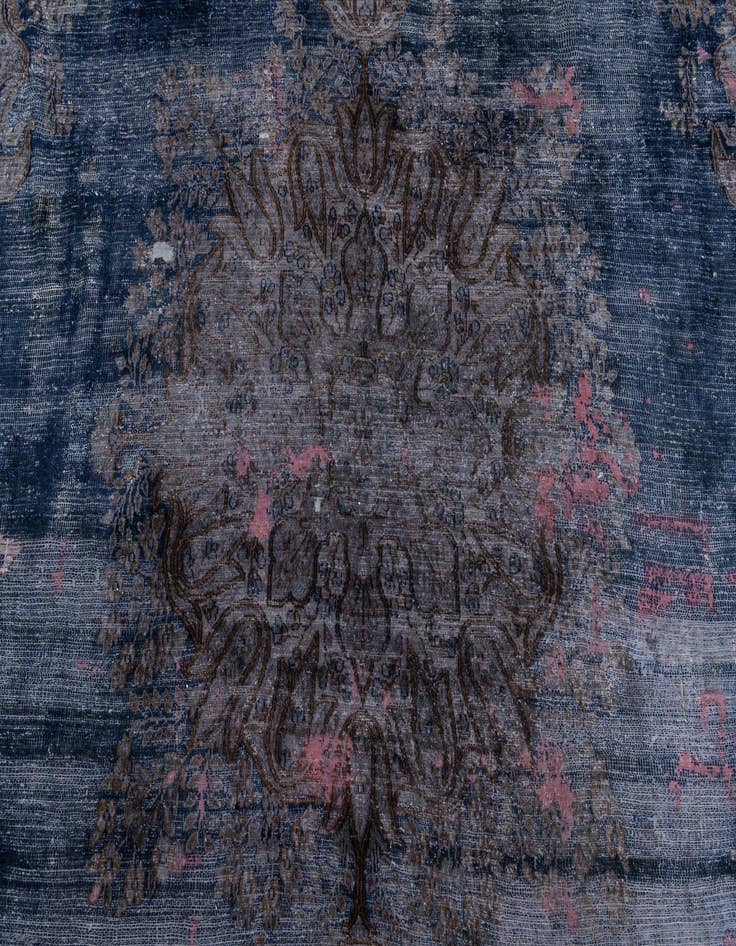 Detail image of 7' 10 x 10' 9  Hand Knotted Ultra Vintage Persian Wool Rug