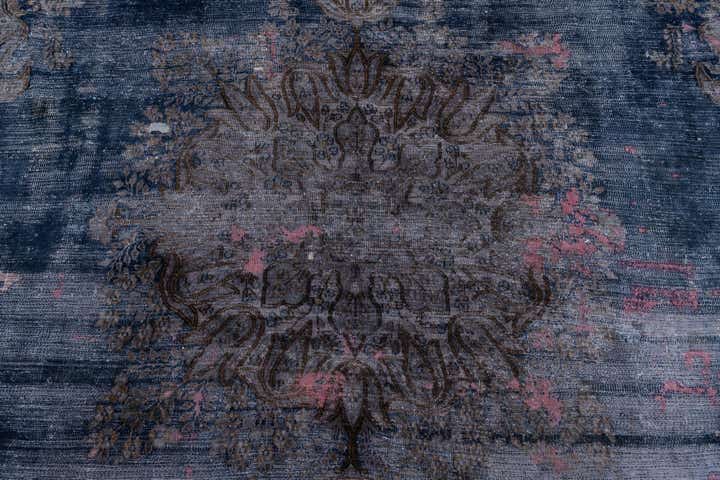 7' 10 x 10' 9 Hand Knotted Ultra Vintage Persian Wool Rug