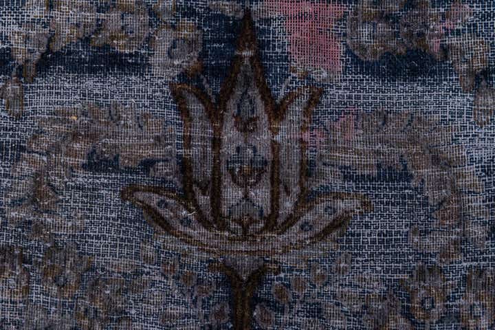 7' 10 x 10' 9 Hand Knotted Ultra Vintage Persian Wool Rug