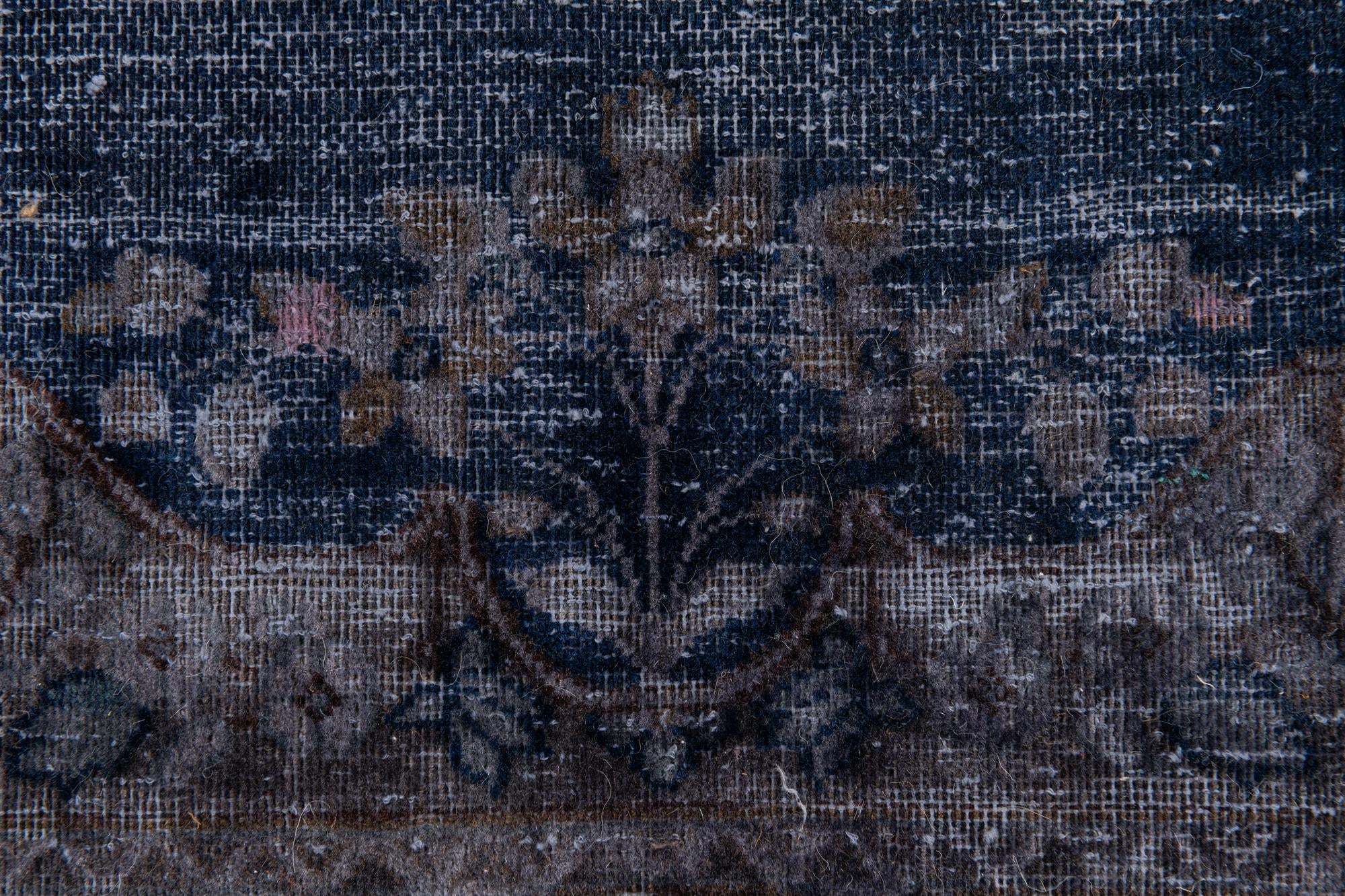 7' 10 x 10' 9 Hand Knotted Ultra Vintage Persian Wool Rug