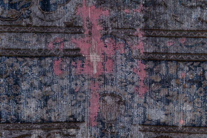 7' 10 x 10' 9 Hand Knotted Ultra Vintage Persian Wool Rug