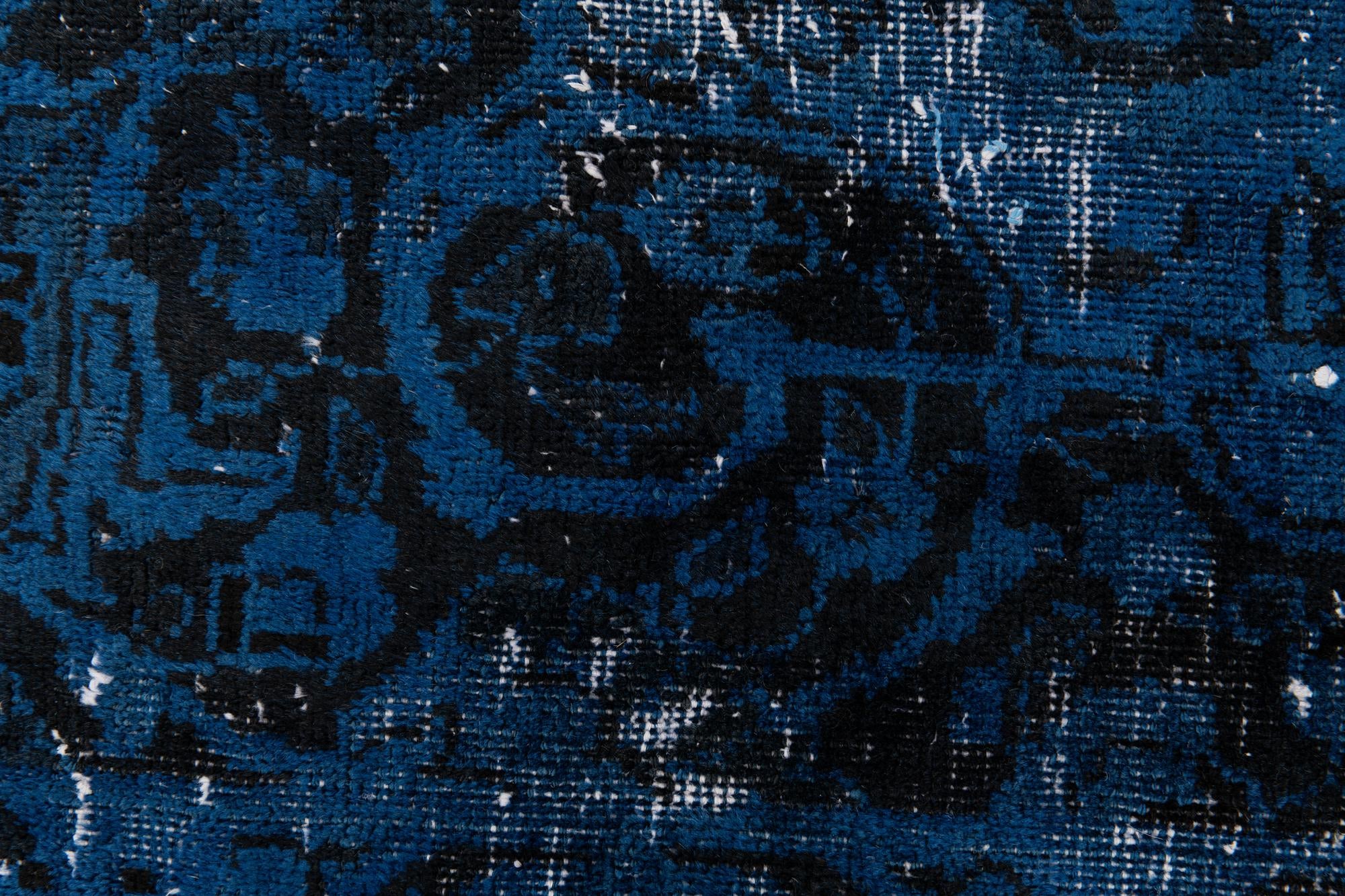 6' 4 x 9' 10 Hand Knotted Ultra Vintage Persian Wool Rug
