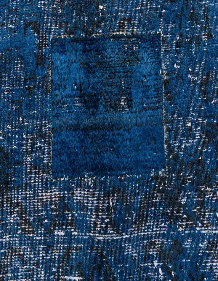 Detail image of 6' 4 x 9' 10  Hand Knotted Ultra Vintage Persian Wool Rug