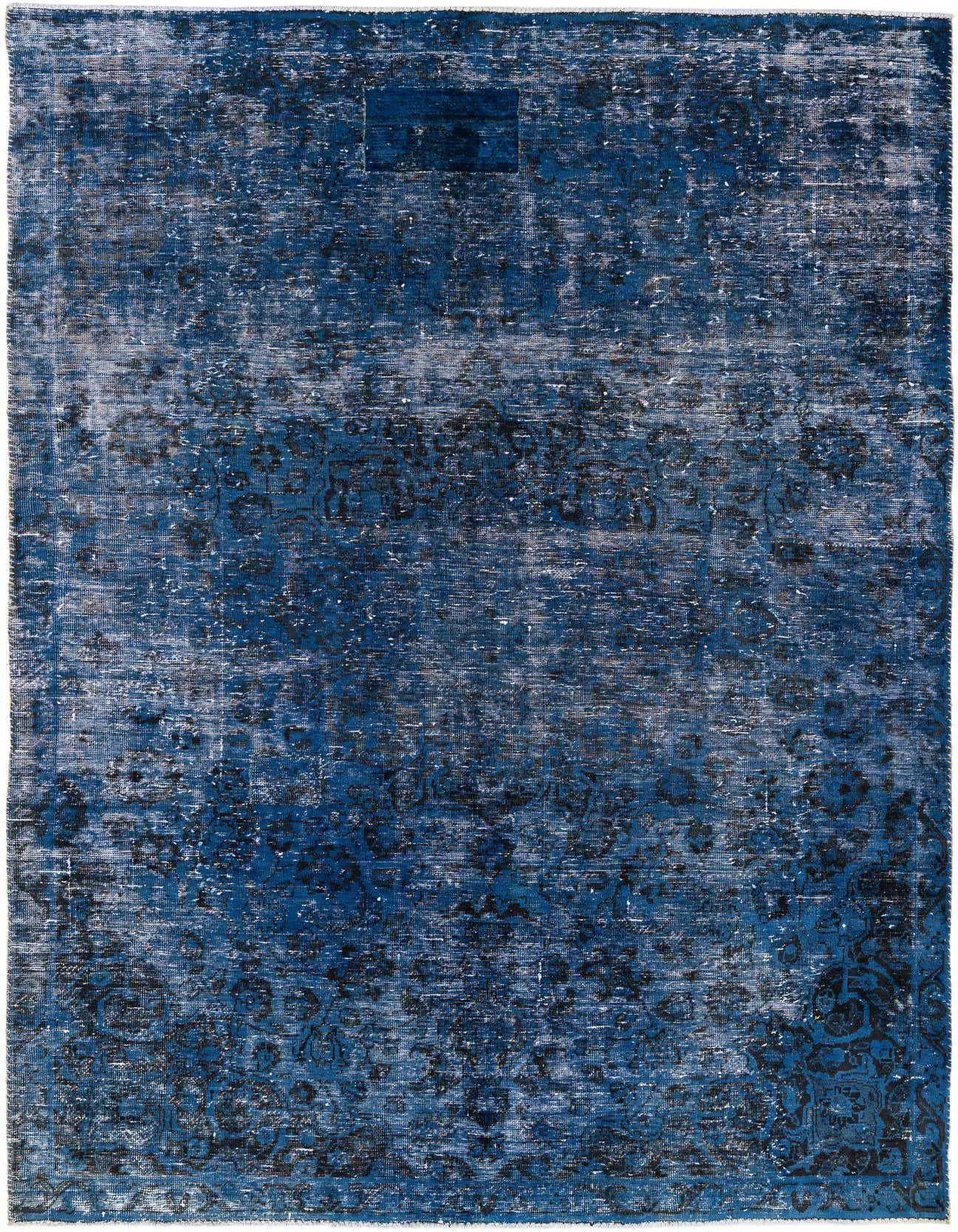 Primary image 6' 4 x 9' 10  Hand Knotted Ultra Vintage Persian Wool Rug