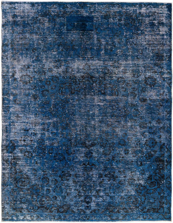 Detail image of 6' 4 x 9' 10 Hand Knotted Ultra Vintage Persian Wool Rug