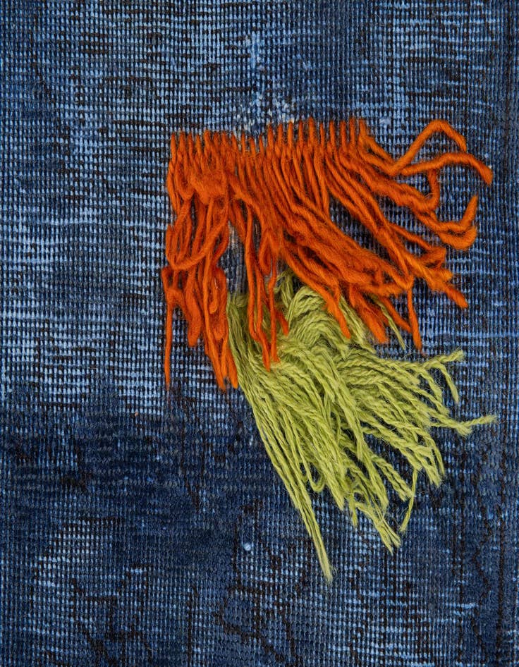 Detail image of 9' 10 x 12' 9  Hand Knotted Ultra Vintage Persian Wool Rug