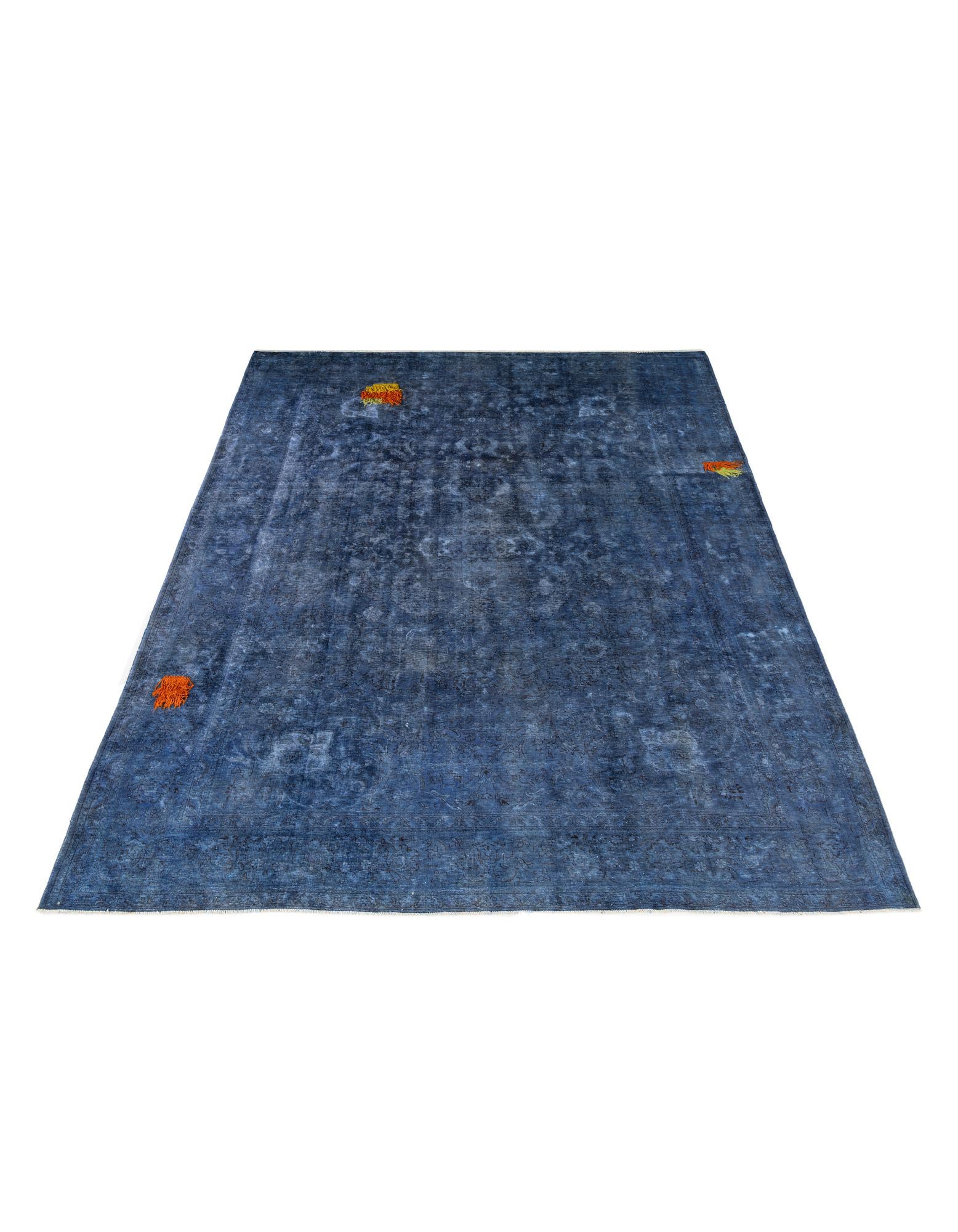 9' 10 x 12' 9 Hand Knotted Ultra Vintage Persian Wool Rug