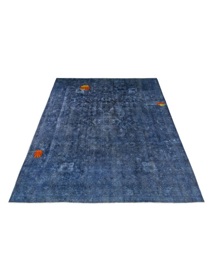 Detail image of 9' 10 x 12' 9  Hand Knotted Ultra Vintage Persian Wool Rug