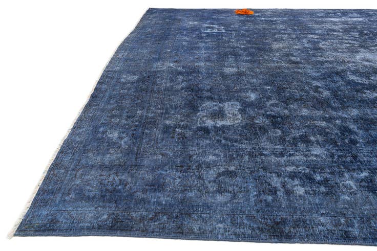 Detail image of 9' 10 x 12' 9 Hand Knotted Ultra Vintage Persian Wool Rug