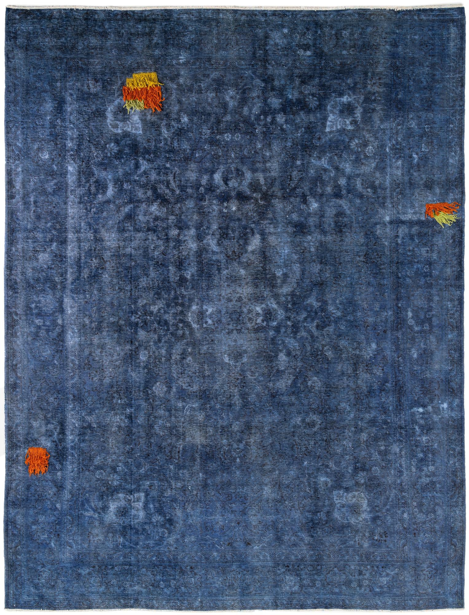 9' 10 x 12' 9 Hand Knotted Ultra Vintage Persian Wool Rug