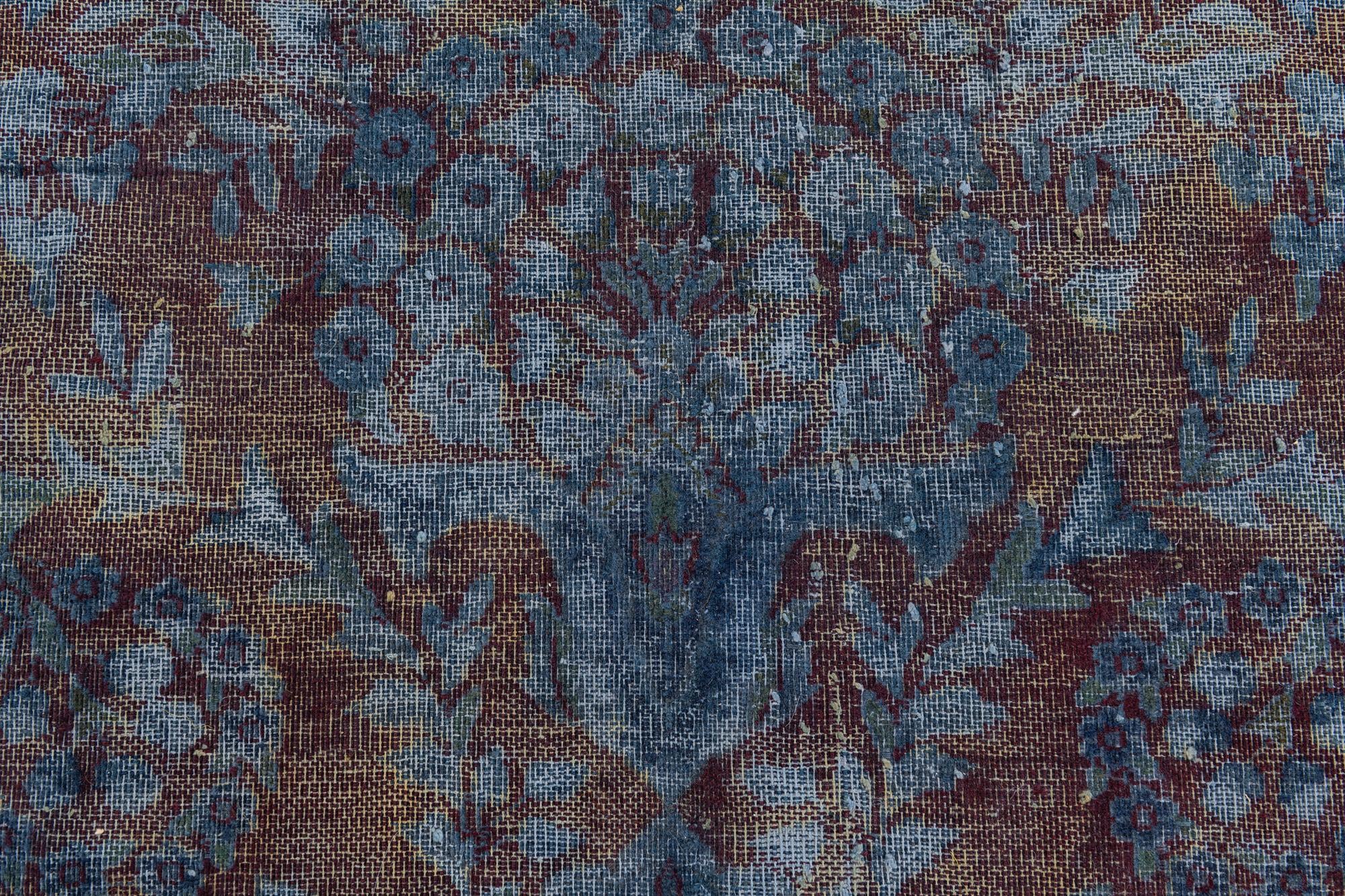 9' 9 x 13' 1 Hand Knotted Ultra Vintage Persian Wool Rug