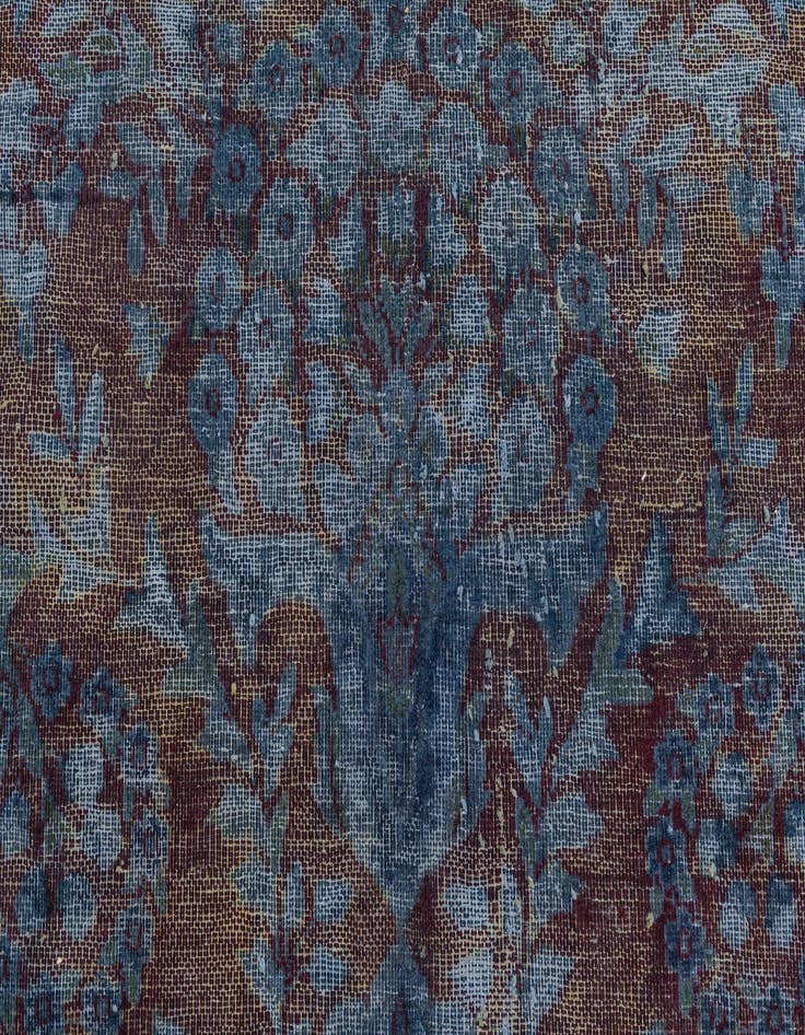 Detail image of 9' 9 x 13' 1  Hand Knotted Ultra Vintage Persian Wool Rug