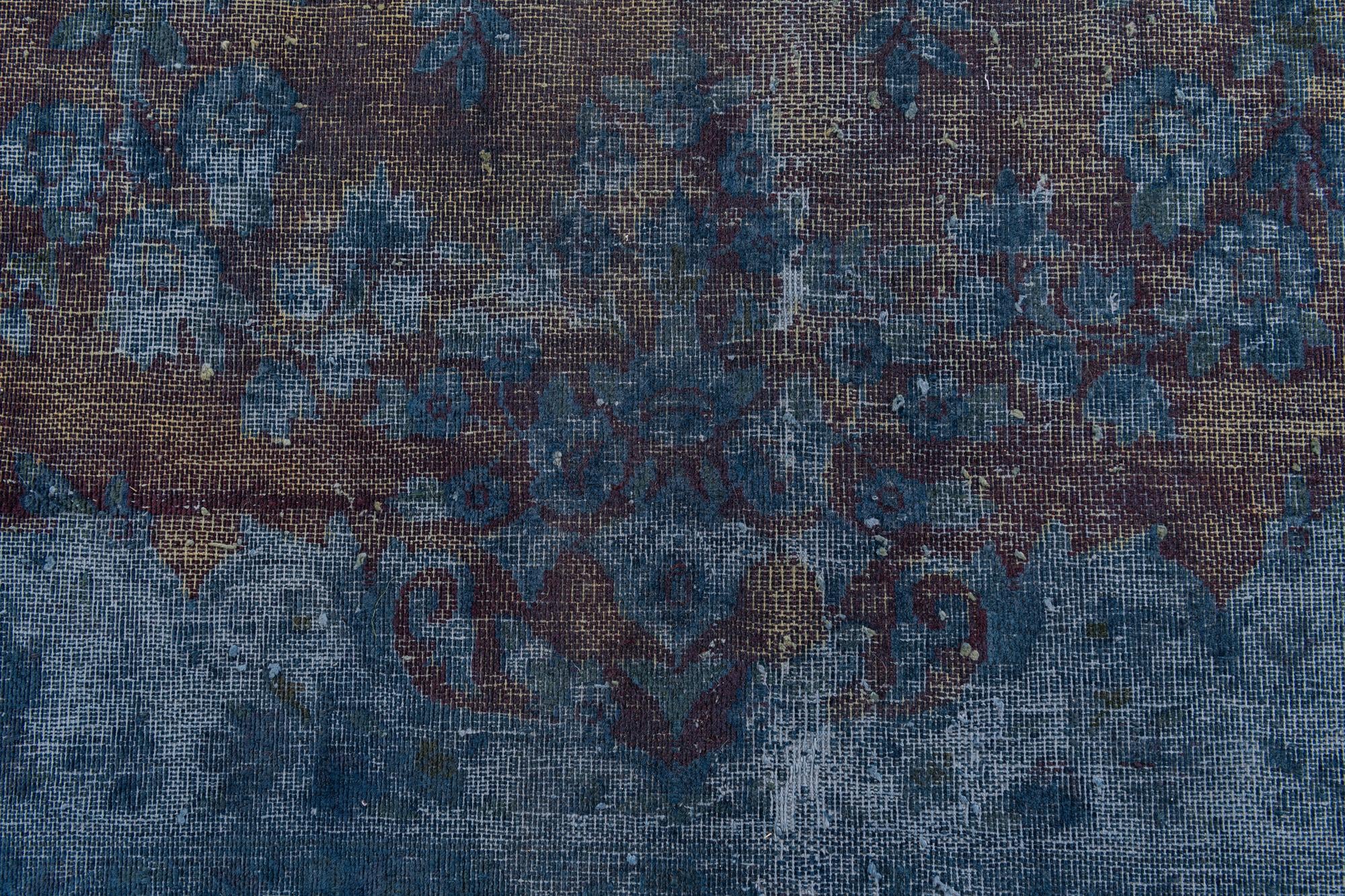 9' 9 x 13' 1 Hand Knotted Ultra Vintage Persian Wool Rug