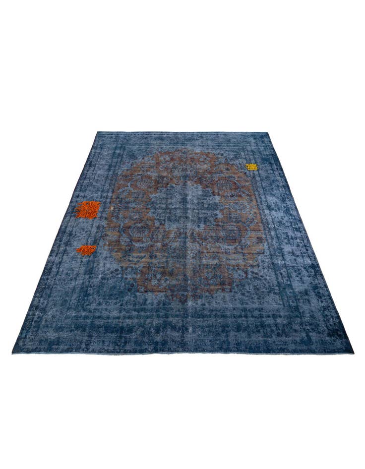 Detail image of 9' 9 x 13' 1 Hand Knotted Ultra Vintage Persian Wool Rug