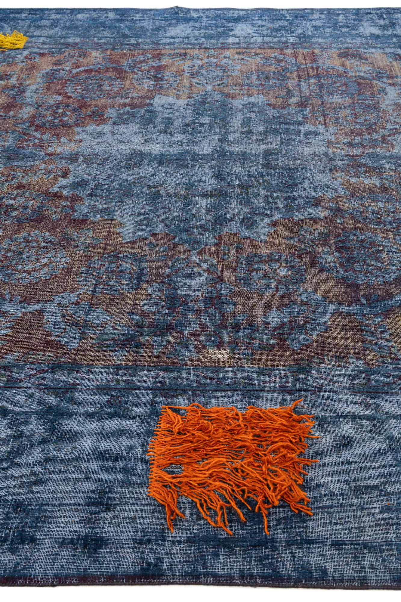 9' 9 x 13' 1 Hand Knotted Ultra Vintage Persian Wool Rug