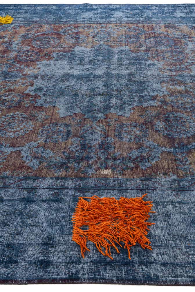 9' 9 x 13' 1 Hand Knotted Ultra Vintage Persian Wool Rug