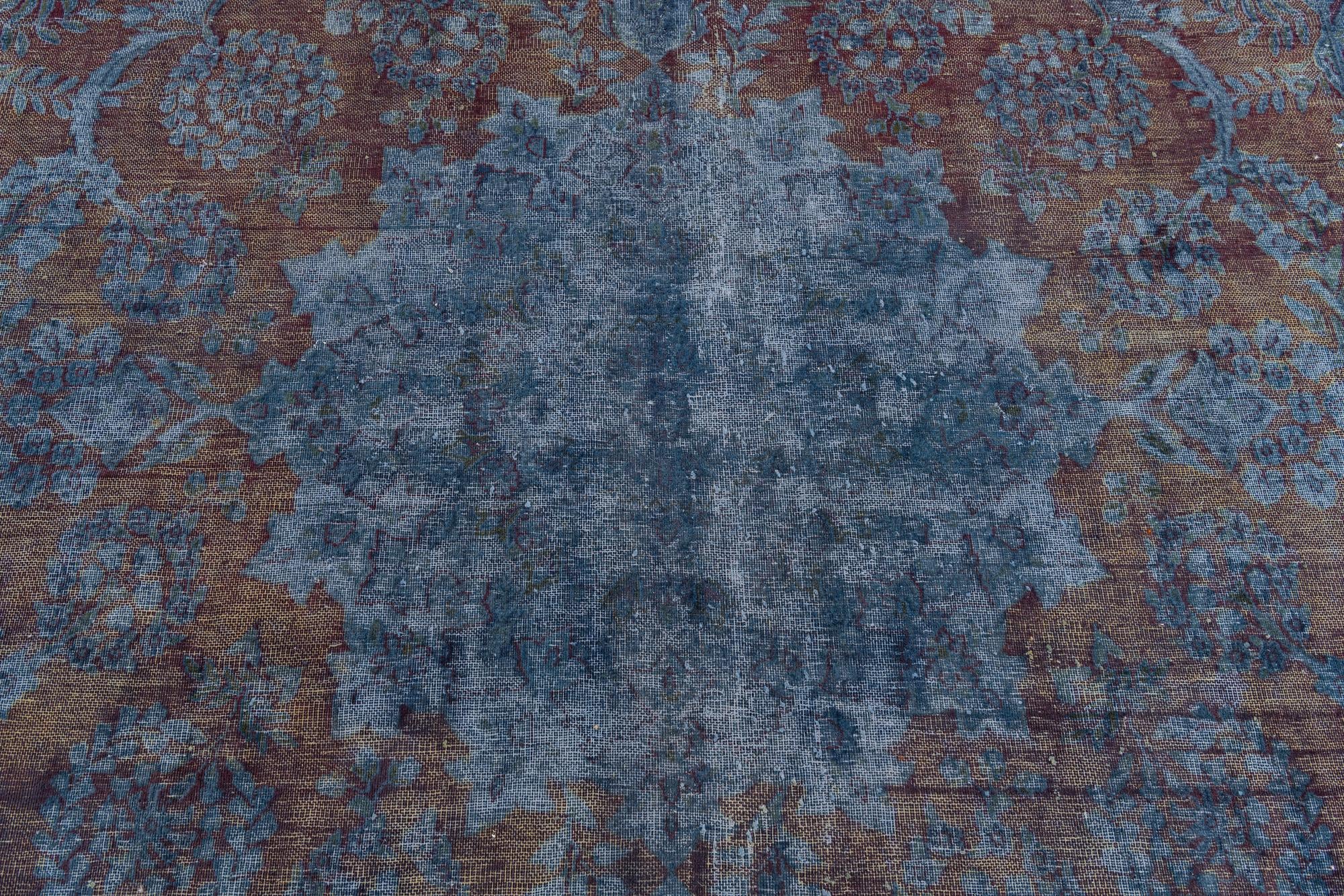 9' 9 x 13' 1 Hand Knotted Ultra Vintage Persian Wool Rug