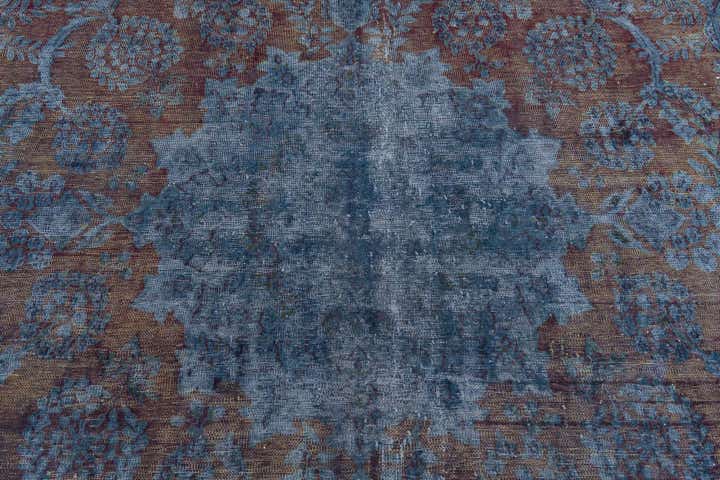 9' 9 x 13' 1 Hand Knotted Ultra Vintage Persian Wool Rug