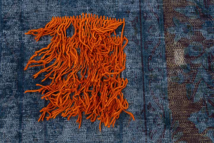 9' 9 x 13' 1 Hand Knotted Ultra Vintage Persian Wool Rug