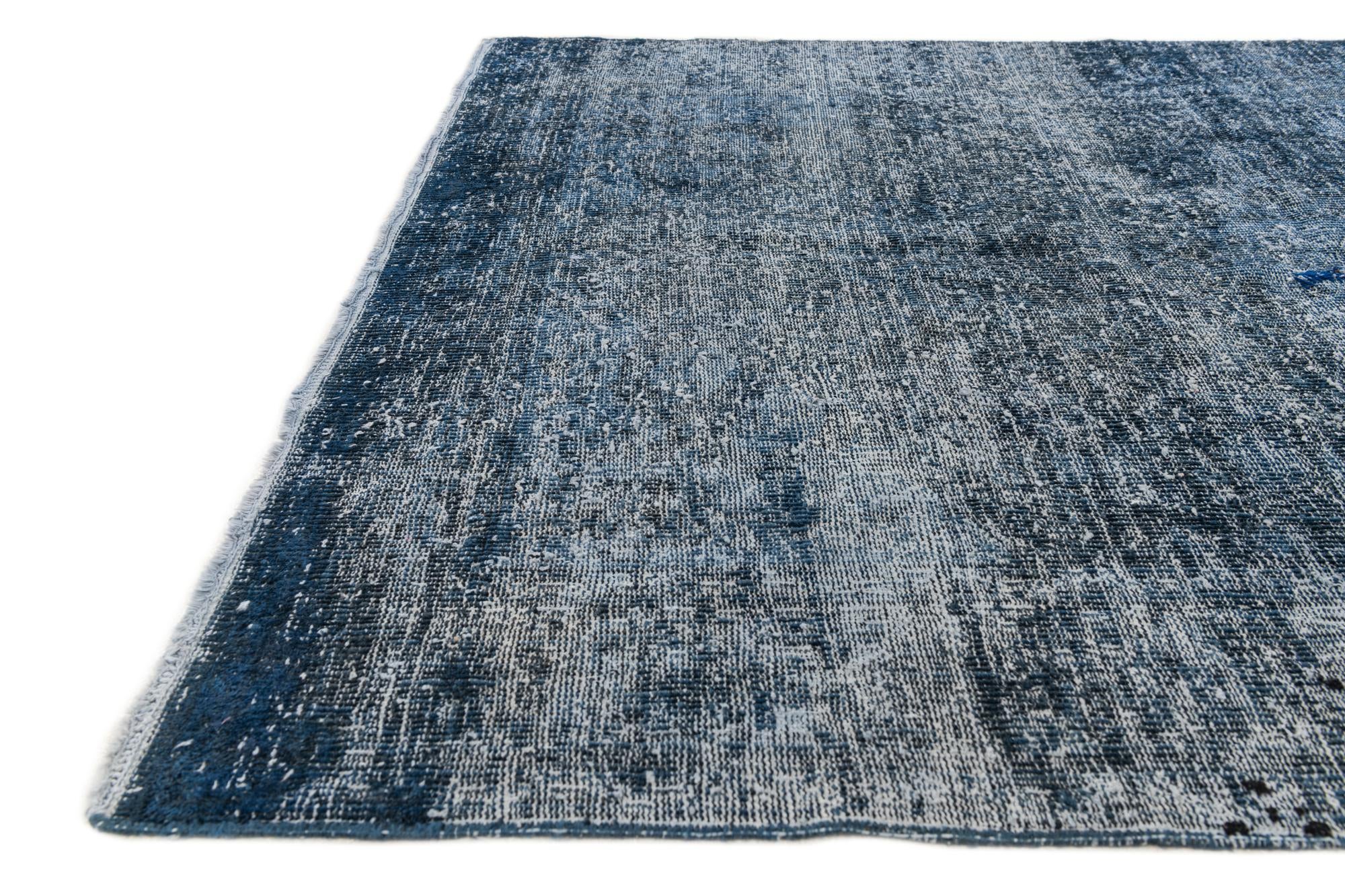 4' 10 x 5' 10 Hand Knotted Ultra Vintage Persian Wool Rug