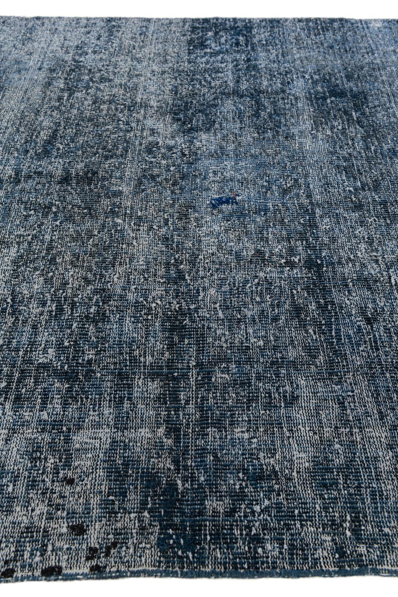 4' 10 x 5' 10 Hand Knotted Ultra Vintage Persian Wool Rug