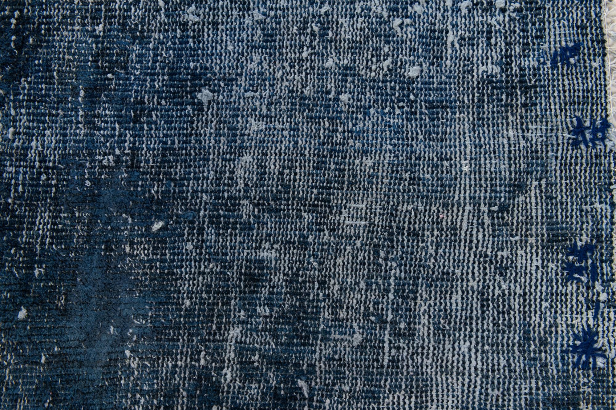 4' 10 x 5' 10 Hand Knotted Ultra Vintage Persian Wool Rug