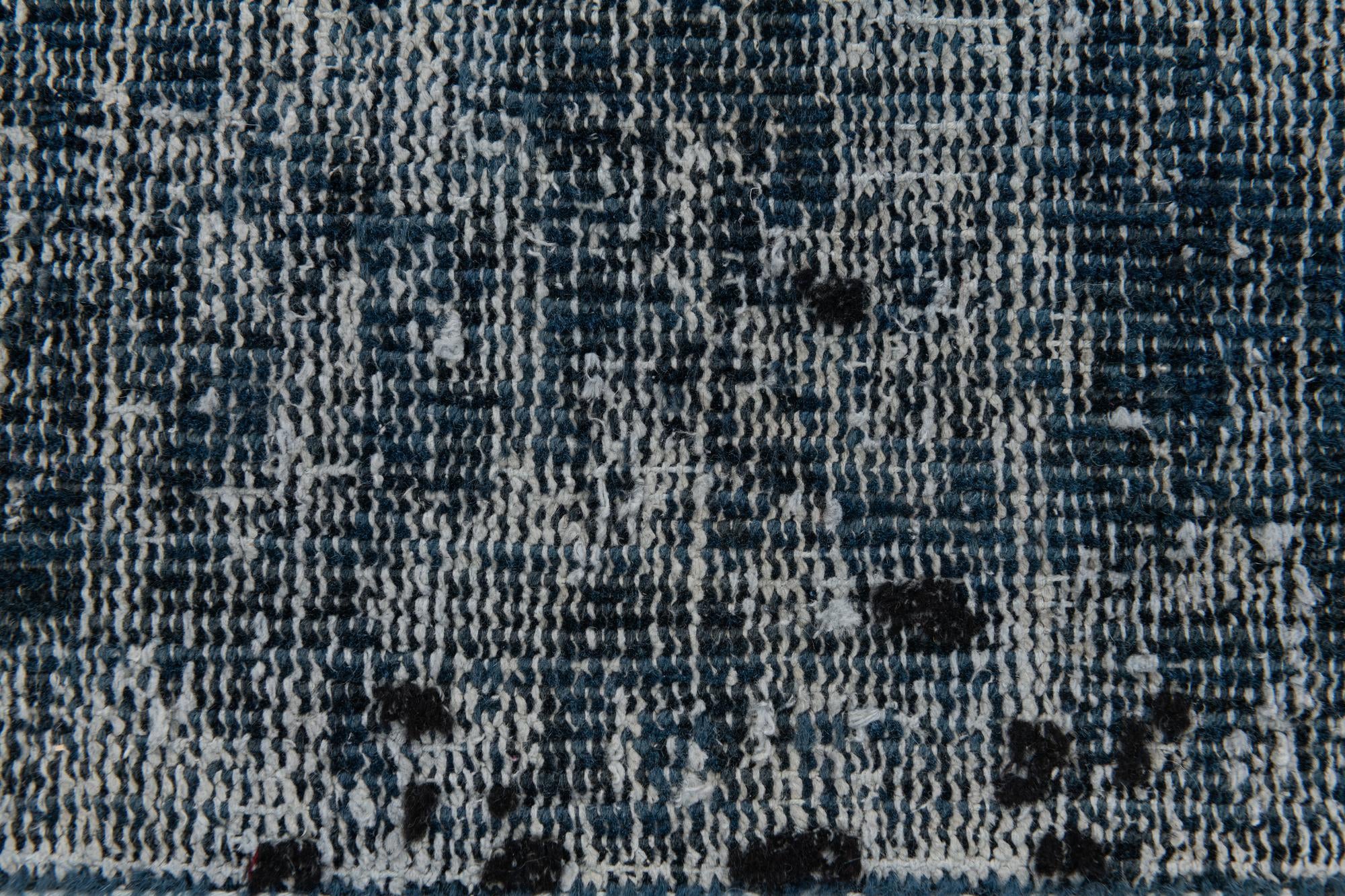 4' 10 x 5' 10 Hand Knotted Ultra Vintage Persian Wool Rug