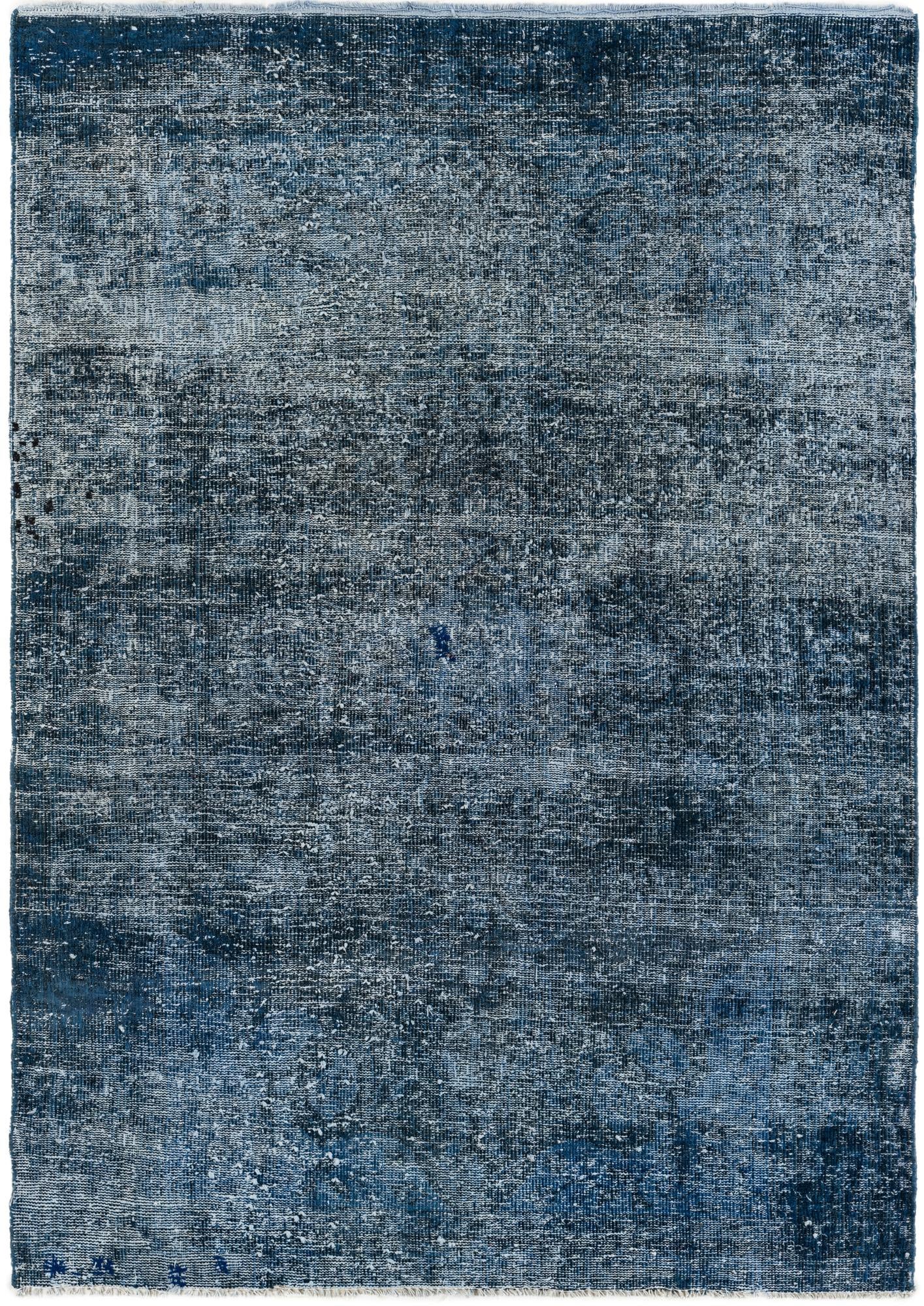4' 10 x 5' 10 Hand Knotted Ultra Vintage Persian Wool Rug