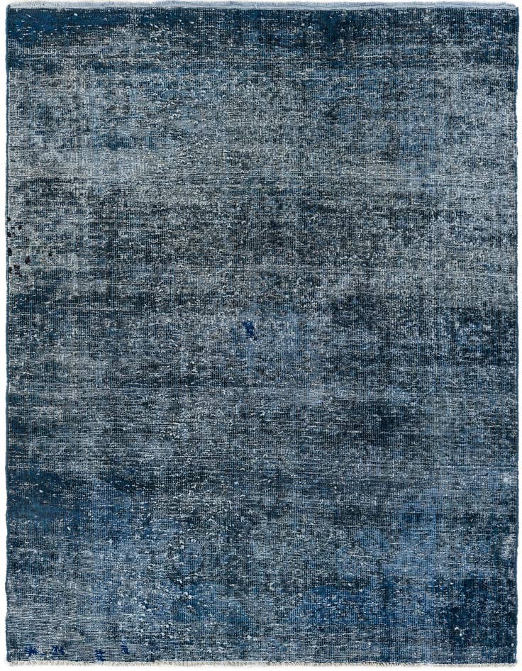 Detail image of 4' 10 x 5' 10 Hand Knotted Ultra Vintage Persian Wool Rug