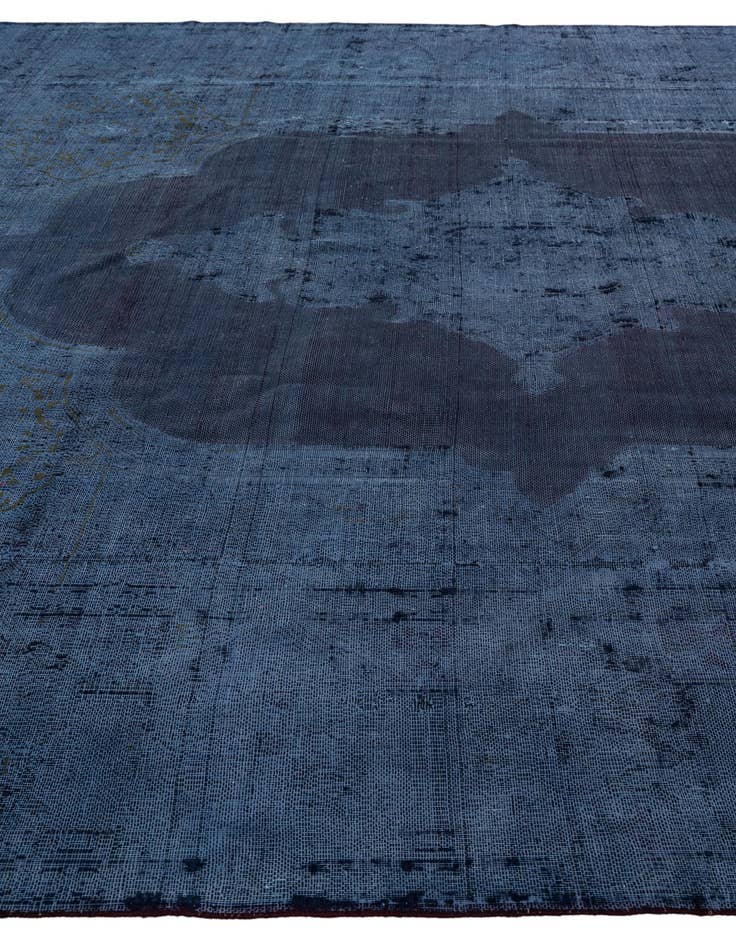 Detail image of 9' 5 x 12' 4  Hand Knotted Ultra Vintage Persian Wool Rug