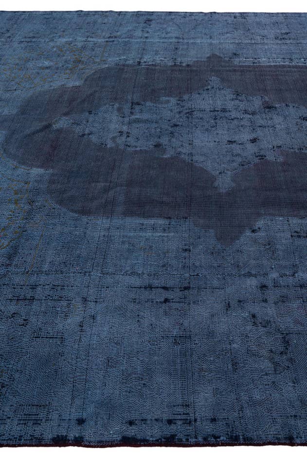 Detail image of 9' 5 x 12' 4 Hand Knotted Ultra Vintage Persian Wool Rug