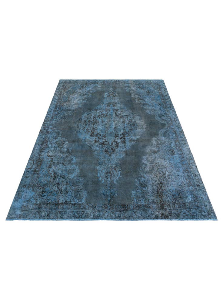 Detail image of 8' 4 x 11' 6 Hand Knotted Ultra Vintage Persian Wool Rug