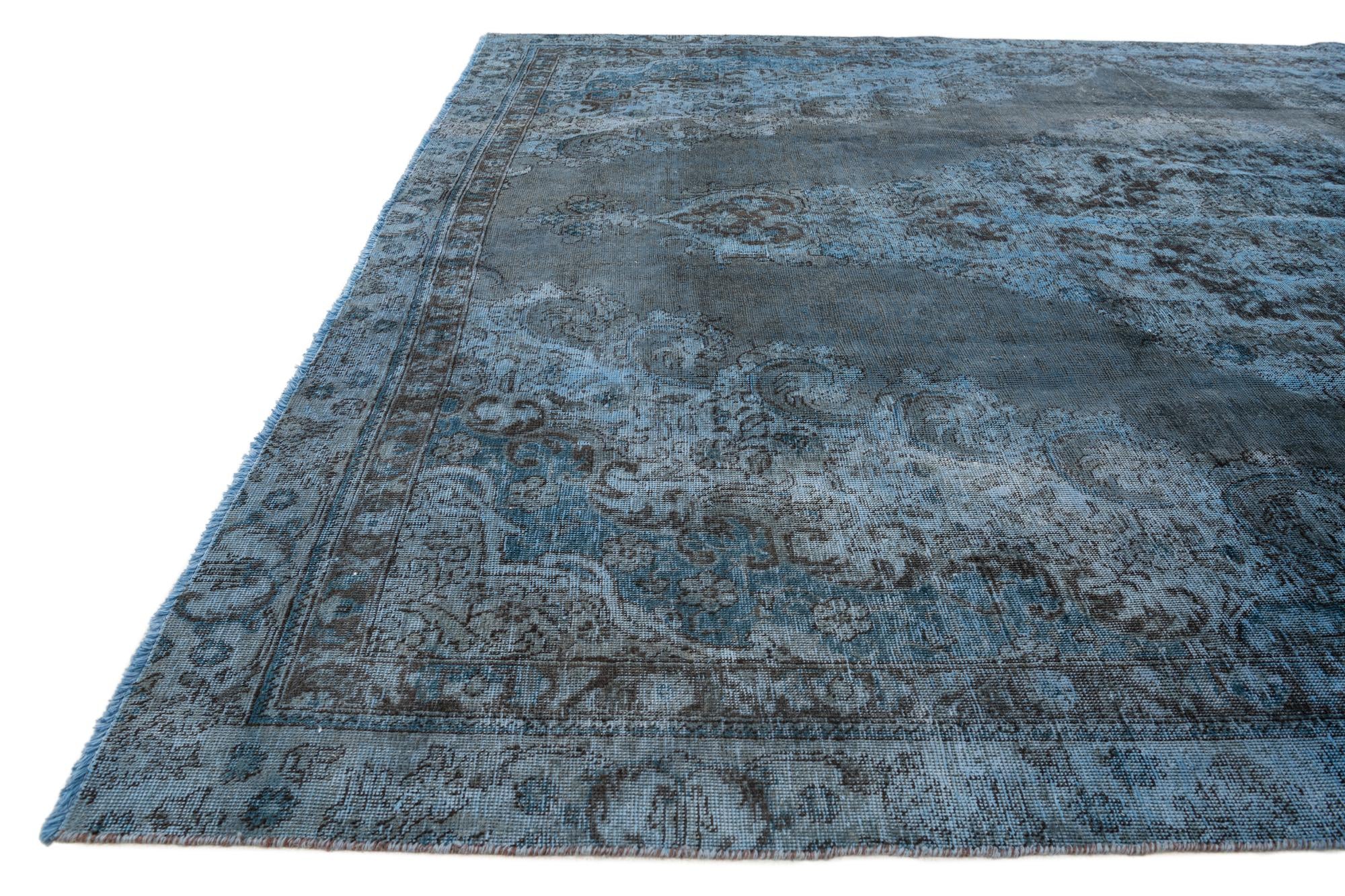 8' 4 x 11' 6 Hand Knotted Ultra Vintage Persian Wool Rug