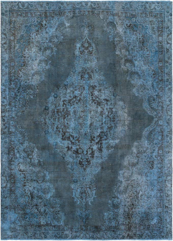 Detail image of 8' 4 x 11' 6 Hand Knotted Ultra Vintage Persian Wool Rug