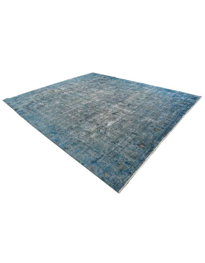 10' 4 x 12' 1 Hand Knotted Ultra Vintage Persian Wool Rug