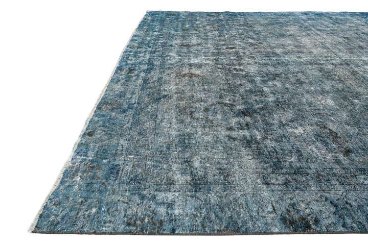 10' 4 x 12' 1 Hand Knotted Ultra Vintage Persian Wool Rug