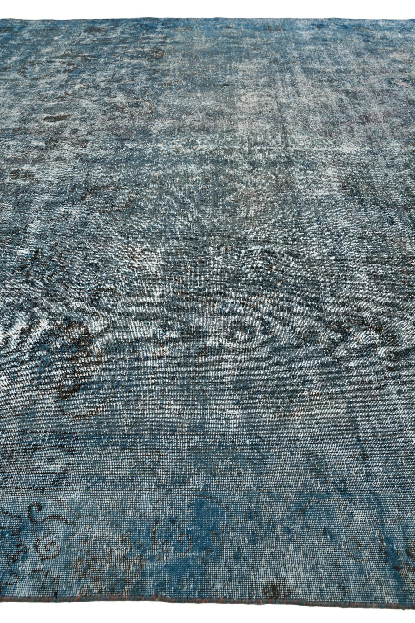 10' 4 x 12' 1 Hand Knotted Ultra Vintage Persian Wool Rug