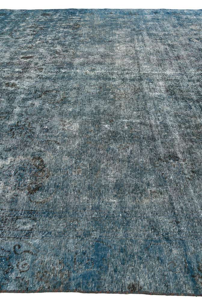 10' 4 x 12' 1 Hand Knotted Ultra Vintage Persian Wool Rug