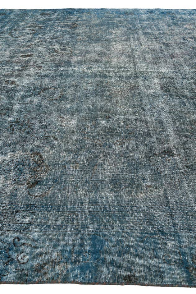 Detail image of 10' 4 x 12' 1 Hand Knotted Ultra Vintage Persian Wool Rug