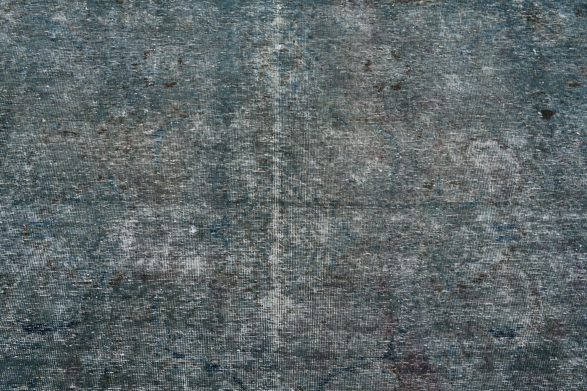 10' 4 x 12' 1 Hand Knotted Ultra Vintage Persian Wool Rug