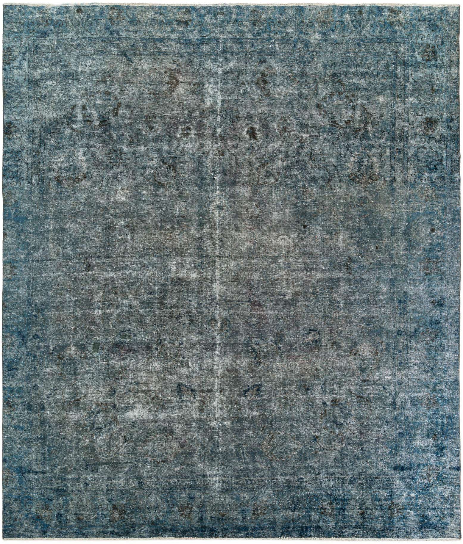 10' 4 x 12' 1 Hand Knotted Ultra Vintage Persian Wool Rug