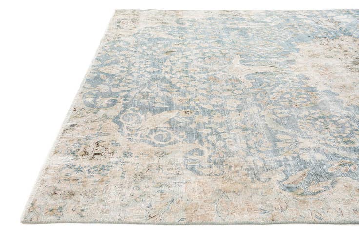 Detail image of 5' 9 x 9' Hand Knotted Ultra Vintage Persian Wool Rug
