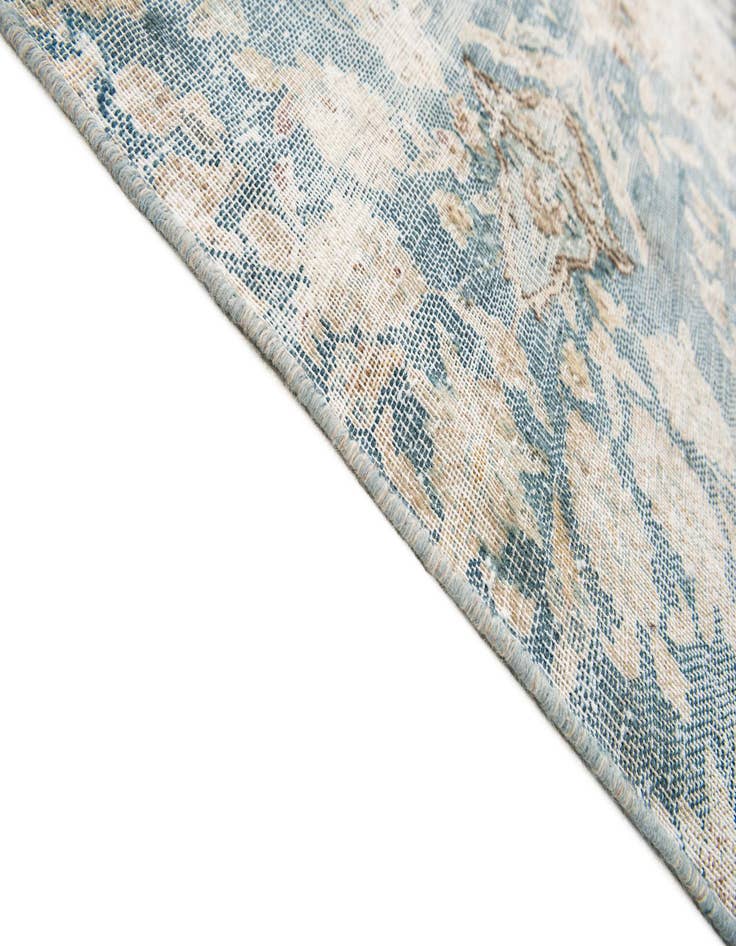 Detail image of 5' 9 x 9'  Hand Knotted Ultra Vintage Persian Wool Rug