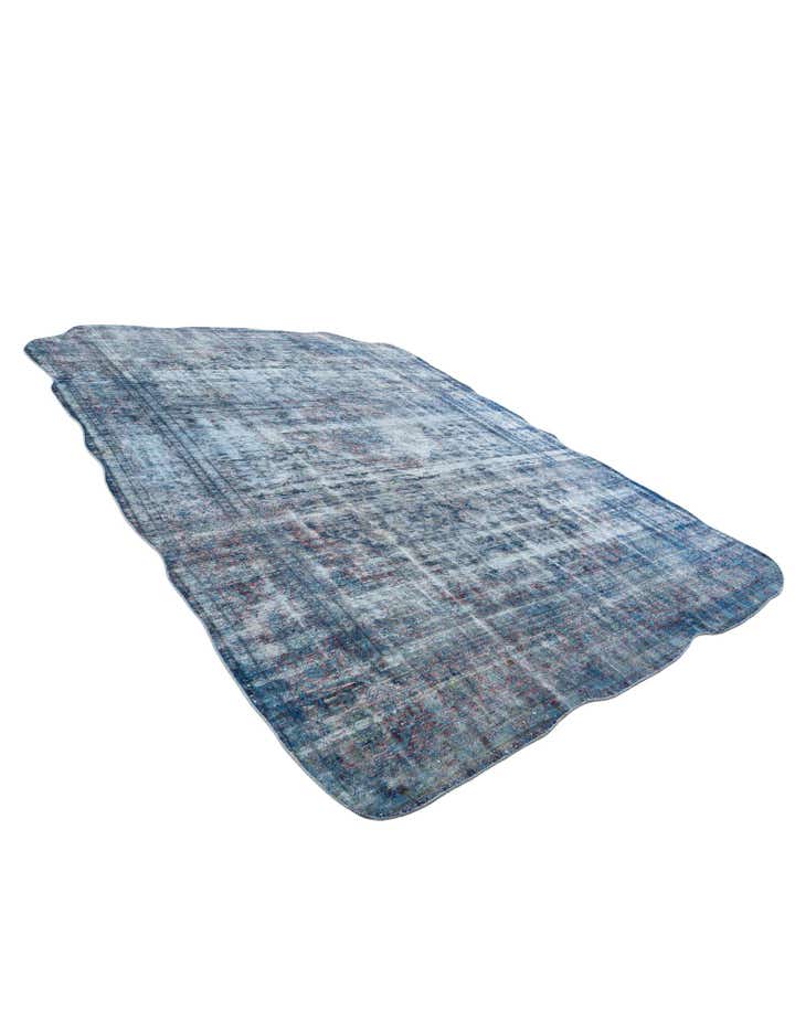 9' 4 x 12' 10 Hand Knotted Ultra Vintage Persian Wool Rug