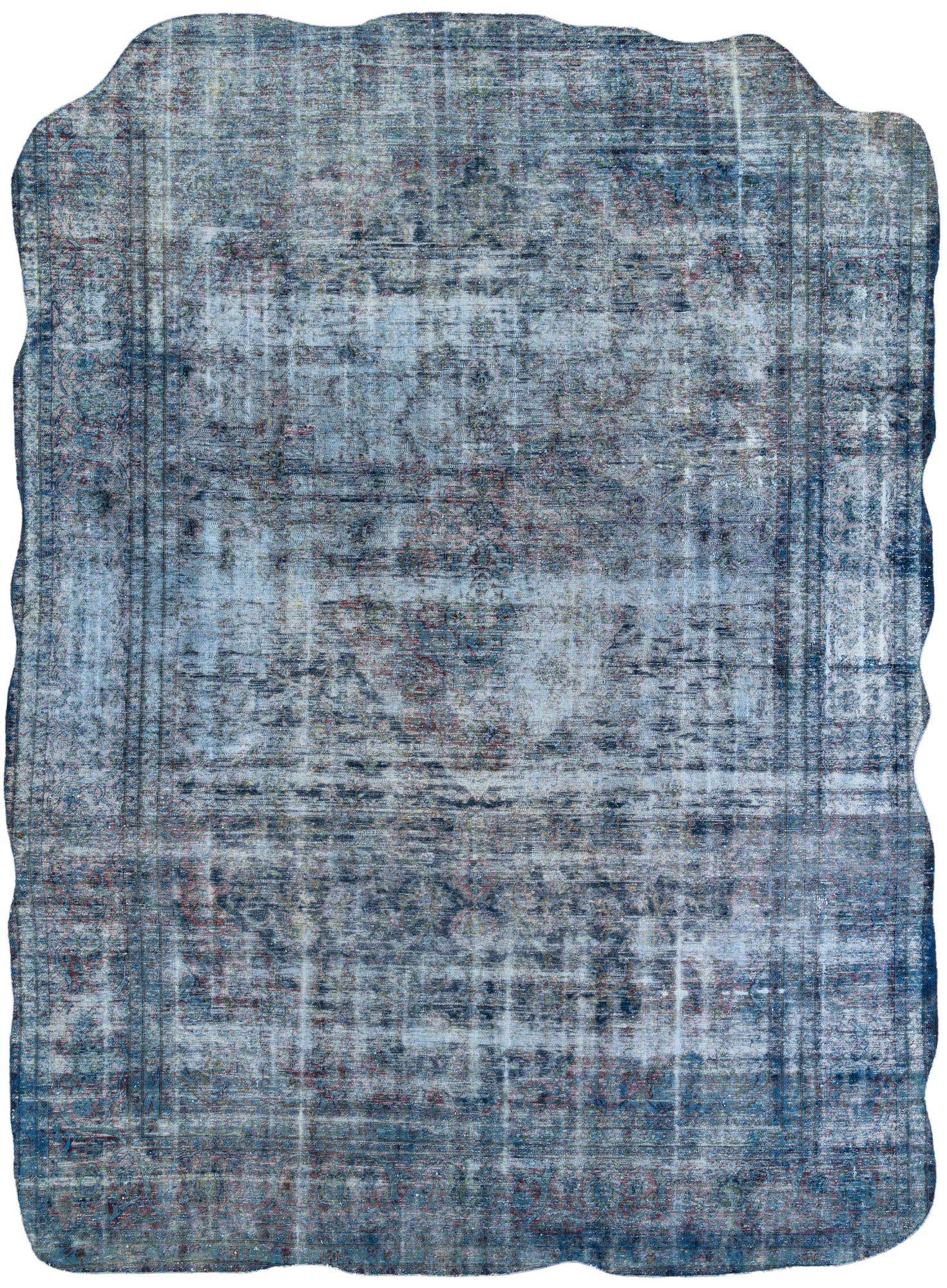 9' 4 x 12' 10 Hand Knotted Ultra Vintage Persian Wool Rug