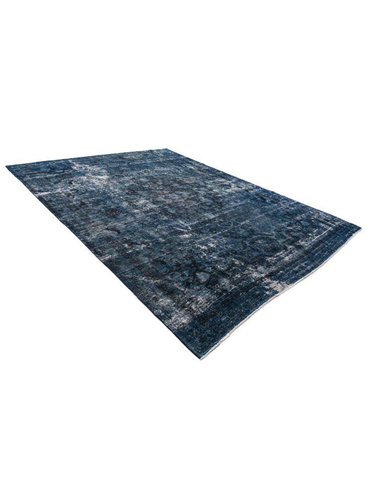Detail image of 8' 10 x 11' 9 Hand Knotted Ultra Vintage Persian Wool Rug
