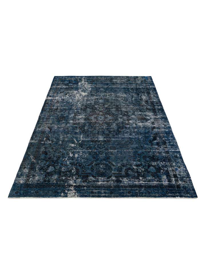 8' 10 x 11' 9 Hand Knotted Ultra Vintage Persian Wool Rug