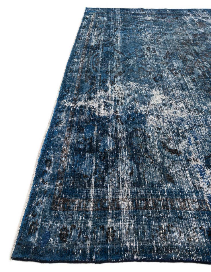 Detail image of 8' 10 x 11' 9  Hand Knotted Ultra Vintage Persian Wool Rug