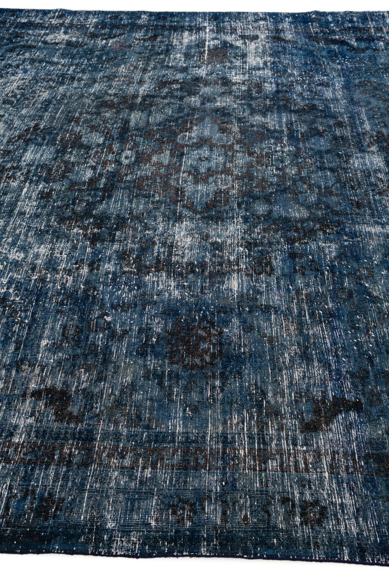 8' 10 x 11' 9 Hand Knotted Ultra Vintage Persian Wool Rug
